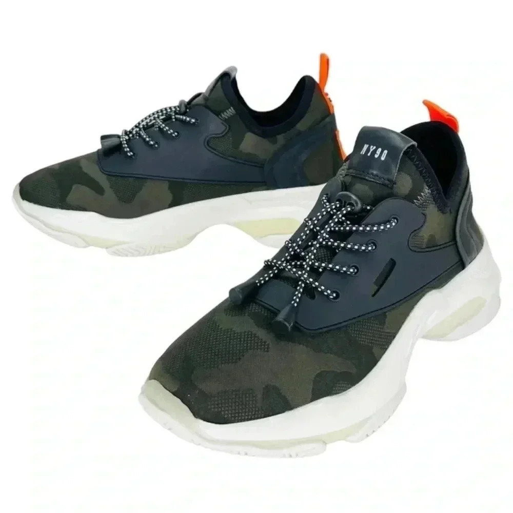Steve Madden Impact Camouflage Mid Top Mens Fashion Sneakers Size 7M - Picture 12 of 13